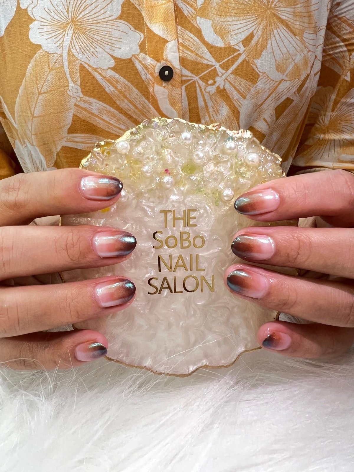 The SoBo Nail Salon Powai manicure and pedicure stations